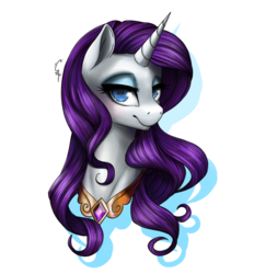 Size: 9636x10376 | Tagged: safe, artist:calyartist, rarity, g4, absurd resolution, element of generosity, female, portrait, simple background, solo, transparent background