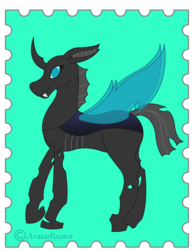 Size: 2700x3516 | Tagged: safe, artist:avatarraptor, oc, oc only, oc:gypsy, changeling, female, high res, solo