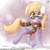 Size: 2300x2300 | Tagged: safe, artist:bugplayer, derpy hooves, pegasus, pony, g4, blushing, bowtie, bugplayer is trying to murder us, clothes, cute, derpabetes, earmuffs, female, fourth doctor's scarf, glasses, heart eyes, high res, looking at you, mare, scarf, smiling, snow, snowfall, snowflake, solo, striped scarf, wingding eyes, winter