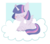 Size: 711x621 | Tagged: safe, artist:typhwosion, twilight sparkle, alicorn, pony, g4, blushing, cloud, female, mare, simple background, solo, transparent background, twilight sparkle (alicorn)