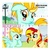 Size: 480x480 | Tagged: safe, artist:breezybluecaro, lightning dust, sunset shimmer, pony, equestria girls, g4, female, hearts and hooves day, hoofsies, lesbian, lightningshimmer, shipping