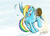 Size: 1024x731 | Tagged: safe, artist:kaji-uma, rainbow dash, g4, alcohol, cider, drunk, drunker dash, female, food, keg, solo