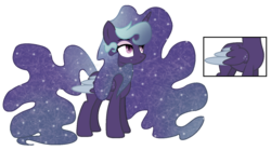 Size: 1442x804 | Tagged: safe, artist:toxicpone, oc, oc only, alicorn, pony, ethereal mane, female, mare, simple background, solo, transparent background