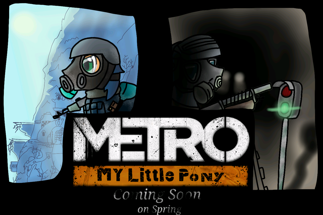 safe, artist:askporny, oc, oc only, apocalypse, gun, intro, <b>metro</b> <b>2033</b>, <b>met...</b>