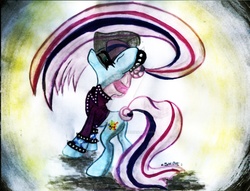 Size: 1024x784 | Tagged: safe, artist:rainbowshine94, coloratura, g4, bracelet, countess coloratura, female, solo, spiked wristband