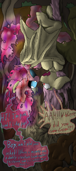 Size: 1024x2300 | Tagged: safe, artist:firefanatic, fluttershy, pinkie pie, bat pony, original species, g4, fluffy, flutterbat