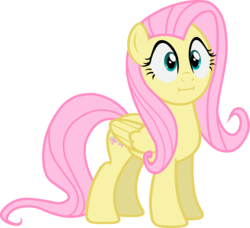 Size: 1979x1803 | Tagged: safe, artist:davidsfire, fluttershy, g4, make new friends but keep discord, :i, female, simple background, solo, transparent background, vector, we bought two cakes