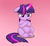 Size: 2000x1853 | Tagged: safe, artist:saber-panda, twilight sparkle, pony, unicorn, g4, adoragrumpy, blushing, blushlight sparkle, crossed hooves, cute, female, filly, filly twilight sparkle, floppy ears, frown, grumpy, grumpy twilight, magic, pouting, simple background, sitting, solo, sulking, twiabetes, twilight sparkle is not amused, unamused, unicorn twilight, younger