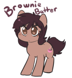 Size: 686x736 | Tagged: safe, artist:mt, oc, oc only, oc:brownie batter, solo