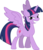 Size: 3000x3491 | Tagged: safe, artist:eagle1division, twilight sparkle, alicorn, pony, g4, bedroom eyes, female, grin, high res, looking at you, mare, simple background, smug, smuglight sparkle, solo, spread wings, squee, transparent background, twilight sparkle (alicorn), vector