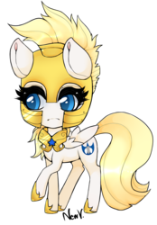Size: 1379x1977 | Tagged: safe, artist:newvagabond, oc, oc only, chibi, guardsmare, royal guard, solo