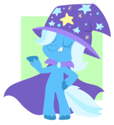 Size: 616x674 | Tagged: safe, artist:typhwosion, trixie, pony, g4, bipedal, female, simple background, solo, transparent background