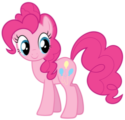 Size: 4400x4200 | Tagged: safe, artist:reginault, pinkie pie, earth pony, pony, g4, .svg available, absurd resolution, female, simple background, solo, transparent background, vector