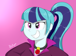 Size: 2700x2000 | Tagged: safe, artist:flufgun, sonata dusk, equestria girls, g4, female, high res, solo