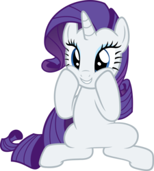 Size: 5395x6000 | Tagged: safe, artist:slb94, rarity, pony, unicorn, g4, the mane attraction, absurd resolution, cute, excited, female, mare, rarara, raribetes, simple background, solo, transparent background, vector