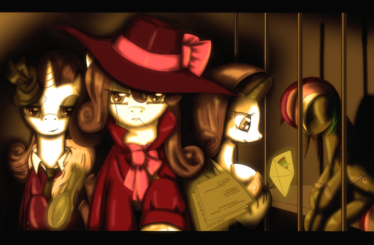 #1047048 - safe, artist:fairysearch, rainbow dash, rarity, g4, rarity