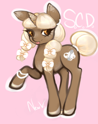 Size: 1280x1619 | Tagged: safe, artist:newvagabond, oc, oc only, pony, unicorn, solo, tongue out