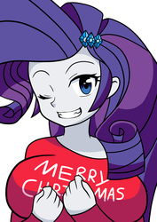 Size: 744x1052 | Tagged: safe, artist:cloktowur, rarity, equestria girls, g4, breasts, busty rarity, female, simple background, solo, white background