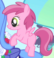 Size: 189x203 | Tagged: safe, screencap, cupid (g4), princess celestia, princess luna, ruby pinch, pegasus, pony, friendship is magic, g4, background pony, cropped, cute, female, filly, foal, offscreen character, pegasus ruby pinch, pinchybetes, race swap, s1 luna, solo focus
