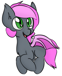 Size: 639x777 | Tagged: safe, artist:candel, oc, oc only, oc:heartbeat, bat pony, pony, cute, female, filly, solo