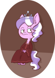 Size: 400x566 | Tagged: safe, artist:typhwosion, diamond tiara, earth pony, pony, g4, clothes, dress, female, simple background, solo, transparent background