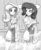 Size: 800x970 | Tagged: safe, artist:johnjoseco, fluttershy, rarity, human, g4, bathrobe, clothes, duo, female, grayscale, humanized, looking at each other, monochrome, robe, sauna, towel