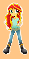 Size: 1024x2048 | Tagged: safe, artist:begomiku, sunset shimmer, equestria girls, g4, female, solo