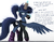 Size: 3030x2337 | Tagged: safe, artist:ncmares, princess luna, alicorn, pony, ask majesty incarnate, g4, alicorn metabolism, bread, butt, clothes, coffee, coffee mug, donut, female, food, high res, hoodie, imminent nom, levitation, magic, mare, metabolism, moonbutt, mug, plot, slender, snark, socks, solo, spread wings, striped socks, telekinesis, thin, underhoof