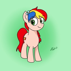 Size: 634x634 | Tagged: safe, artist:hetalianderpy, pony, andorra, nation ponies, ponified, solo