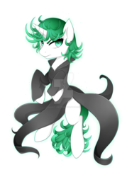 Size: 1024x1434 | Tagged: safe, artist:scarlet-spectrum, pony, female, mare, one punch man, ponified, simple background, solo, tatsumaki (one punch man), transparent background, watermark