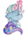 Size: 1024x1267 | Tagged: safe, artist:pizza0w0, trixie, pony, unicorn, g4, eyes closed, female, mare, portrait, simple background, solo, traditional art