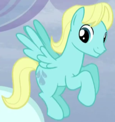 Size: 596x632 | Tagged: safe, screencap, dewdrop, pegasus, pony, g4, tanks for the memories, background pony, cropped, flying, male, solo, stallion