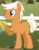 Size: 256x326 | Tagged: safe, screencap, emerald green, green gem, earth pony, pony, g4, the super speedy cider squeezy 6000, background pony, race swap, solo, wingless