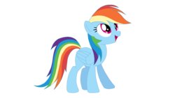 Size: 4128x2322 | Tagged: safe, artist:alicorncapony, rainbow dash, g4, female, simple background, solo, transparent background