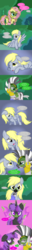 Size: 1266x9903 | Tagged: safe, artist:law44444, derpy hooves, fluttershy, twilight sparkle, zecora, changeling, zebra, g4, alternate timeline, bodypaint, boop, changelingified, chrysalis resistance timeline, comic, confused, crying, cute, everfree forest, eyes closed, floppy ears, frown, mask, open mouth, paint, queen twilight, raised eyebrow, resistance leader zecora, sad, smiling, species swap, wide eyes