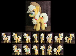 Size: 3841x2803 | Tagged: safe, artist:fireflytwinkletoes, applejack, g4, high res, irl, photo, plushie, saddle bag, solo