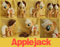 Size: 1600x1267 | Tagged: safe, artist:emberfall0507, applejack, g4, irl, photo, plushie, solo