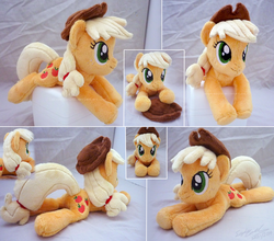 Size: 1024x900 | Tagged: safe, artist:sophiesplushies, applejack, g4, beanie (plushie), irl, photo, plushie, solo