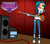 Size: 1300x1136 | Tagged: safe, artist:animekid0839, indigo zap, equestria girls, g4, my little pony equestria girls: friendship games, alternate clothes, concert, curtains, electric guitar, female, guitar, left handed, musical instrument, solo