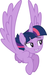 Size: 3930x6332 | Tagged: safe, artist:bluethunder66, twilight sparkle, alicorn, pony, g4, my little pony: friendship is magic, the cutie re-mark, bedroom eyes, female, lip bite, mare, simple background, solo, transparent background, twilight sparkle (alicorn), vector