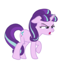 Size: 2379x2000 | Tagged: safe, artist:m4r10zm0113r, starlight glimmer, pony, g4, the cutie re-mark, female, high res, nose wrinkle, simple background, solo, transparent background, wip