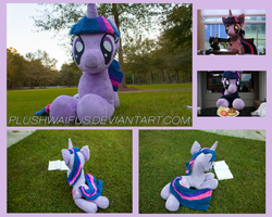 Size: 4500x3600 | Tagged: safe, artist:plushwaifus, twilight sparkle, g4, irl, life size, photo, plushie, solo