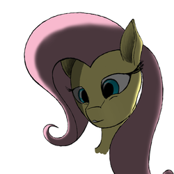 Size: 1701x1701 | Tagged: safe, artist:ritorical, fluttershy, g4, female, portrait, solo