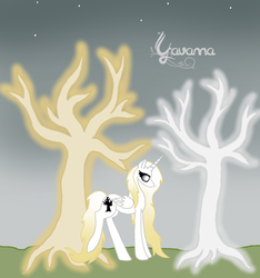 Size: 499x534 | Tagged: safe, artist:mallympkin0924, alicorn, ezellohar, laurelin, ponified, rule 85, silmarillion, telperion, the silmarillion, tolkien, tree, two trees of valinor, valar, valinor, yavanna