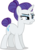 Size: 7000x10128 | Tagged: safe, artist:luckreza8, edit, vector edit, rarity, pony, unicorn, g4, my little pony: friendship is magic, the cutie re-mark, .svg available, absurd resolution, alternate hairstyle, alternate timeline, female, hair bun, horn, inkscape, mare, night maid rarity, nightmare takeover timeline, nude edit, simple background, solo, transparent background, vector