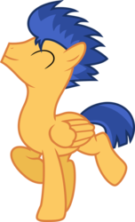 Size: 600x988 | Tagged: safe, artist:mckinnley, flash sentry, pegasus, pony, g4, dance party thread, dancing, diasentres, eyes closed, happy, male, simple background, solo, stallion, transparent background, vector