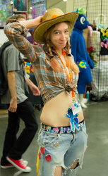 Size: 3120x5103 | Tagged: safe, photographer:joey, applejack, human, g4, clothes, cosplay, costume, irl, irl human, photo