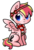 Size: 311x461 | Tagged: safe, artist:cloureed, oc, oc only, pegasus, pony, chibi, christmas, clothes, cute, scarf, simple background, sitting, transparent background