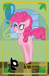 Size: 560x860 | Tagged: safe, artist:magicandmysterygal, pinkie pie, g4, balloon, card, female, solo