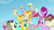 Size: 1280x720 | Tagged: safe, screencap, berry punch, berryshine, bon bon, carrot cake, carrot top, cheerilee, cloud kicker, cup cake, derpy hooves, diamond tiara, doctor whooves, featherweight, golden harvest, lyra heartstrings, mayor mare, parasol, silver spoon, sweetie drops, time turner, earth pony, pegasus, pony, unicorn, g4, the cutie re-mark, background pony, cupcake, female, filly, foal, food, friends are always there for you, male, mare, stallion